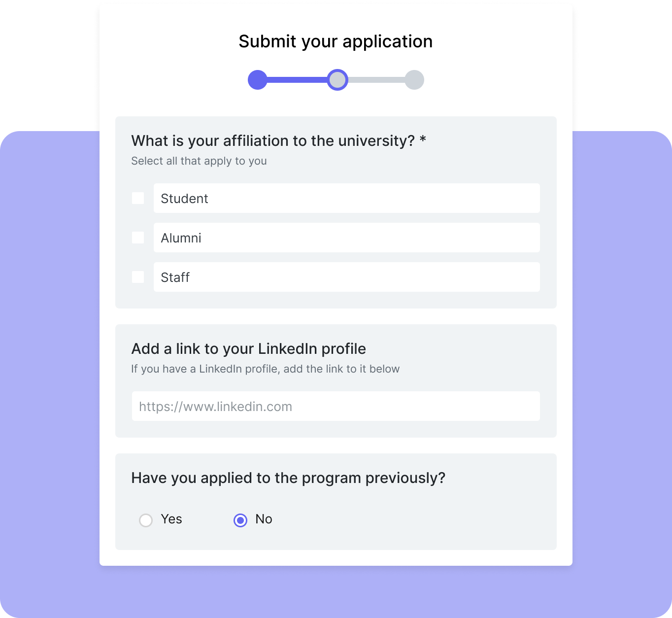 Improved Applicant Experience