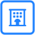 Support service building icon