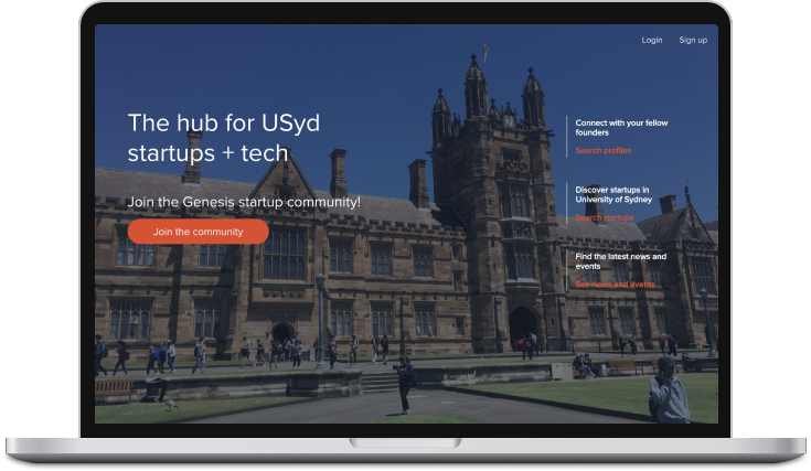 University & College entrepreneurship platform